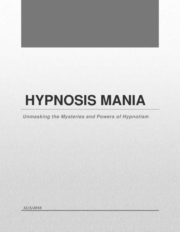 Product picture Hypnosis Mania